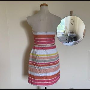 Hutch Striped Strapless Mini Dress Size 6